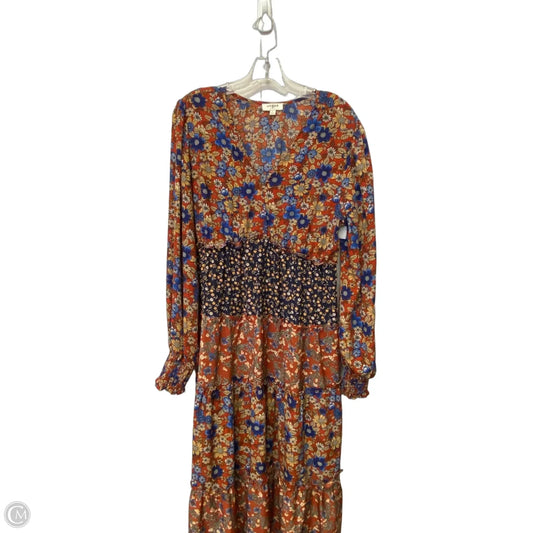 Dress Casual Maxi By Umgee In Multi-colored, Size: L