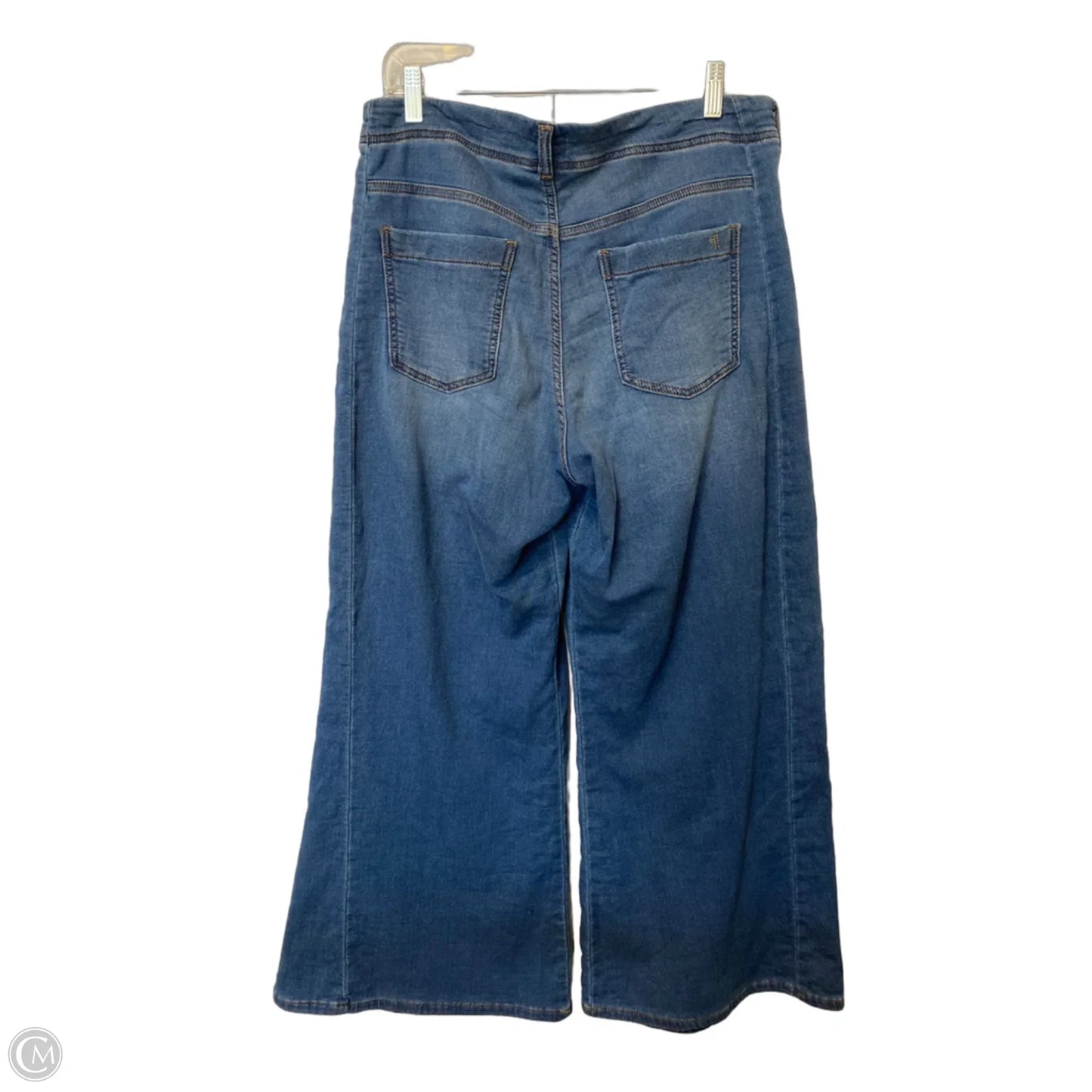 Jeans Wide Leg By Pilcro In Blue Denim, Size: 10