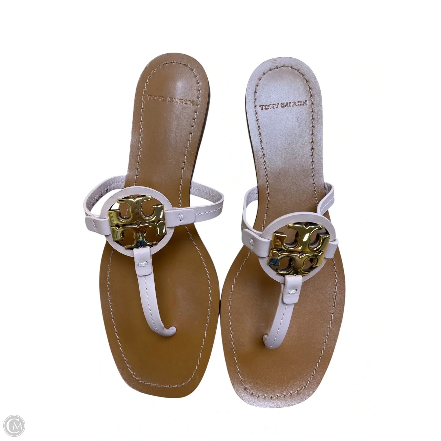 Sandals Designer By Tory Burch In Brown & Pink, Size: 9