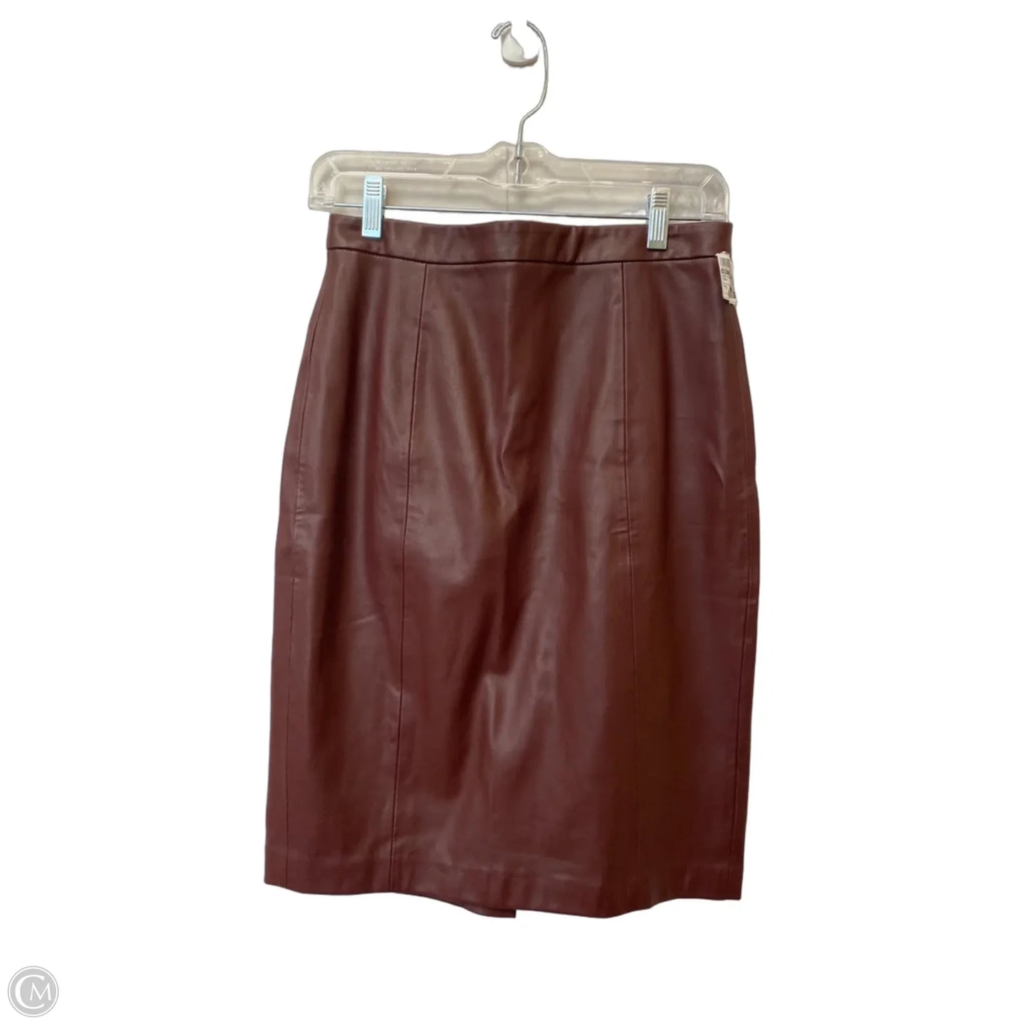 Skirt Midi By Mango In Maroon, Size: 6