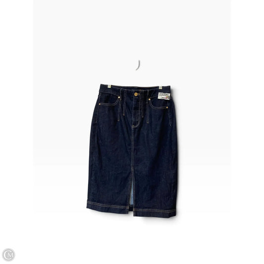 Skirt Midi By White House Black Market In Blue Denim, Size: 6