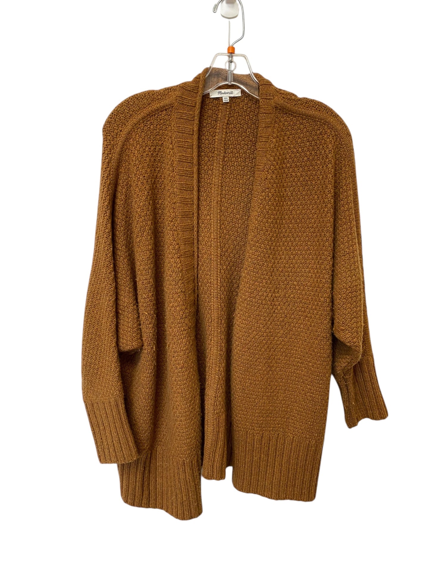 Sweater Cardigan By Madewell In Brown, Size: Xxs