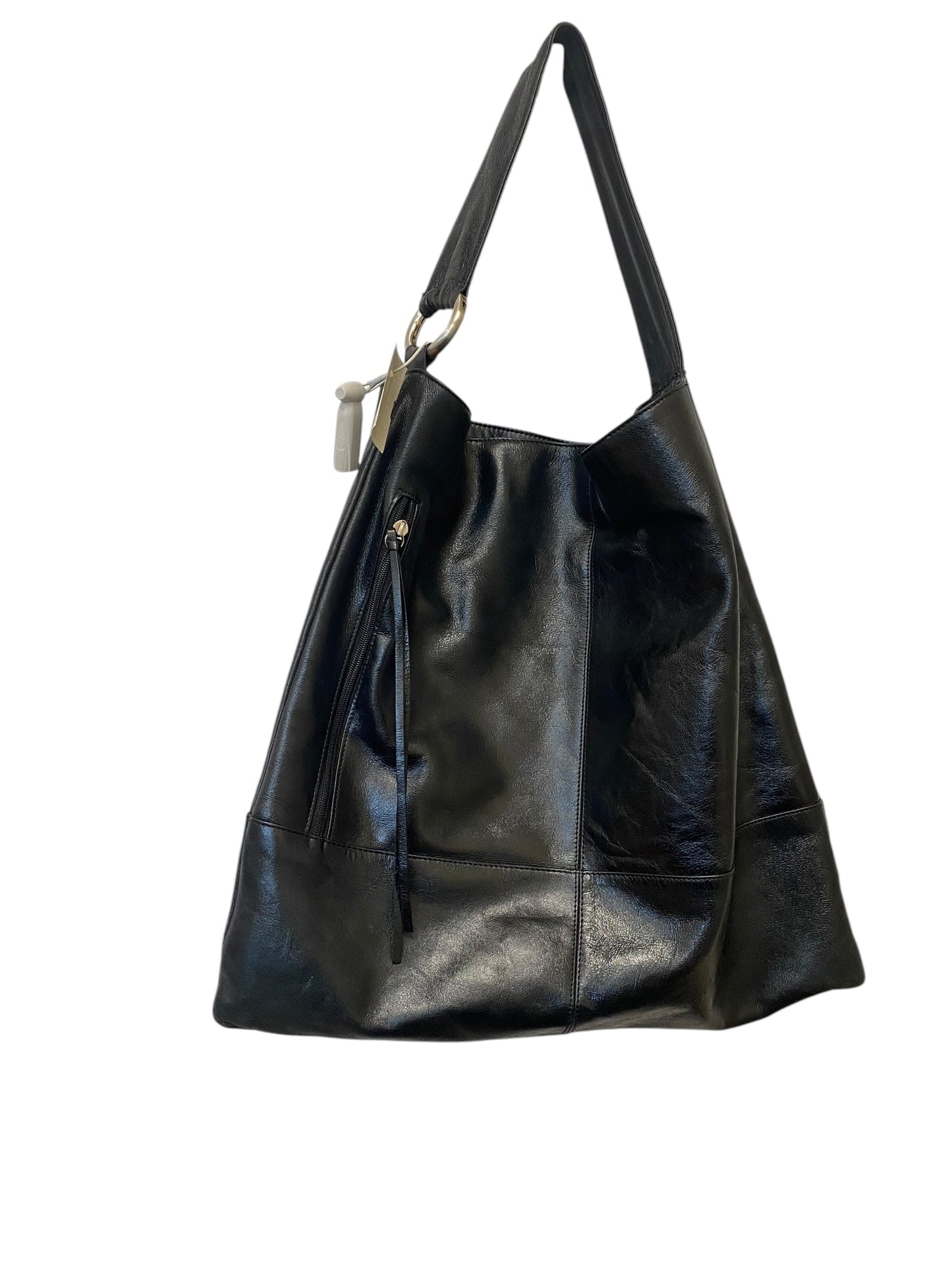 Handbag Leather By Hobo Intl, Size: Large