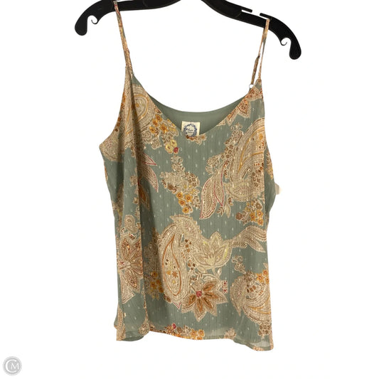 Top Sleeveless By Blue Rain In Teal, Size: S
