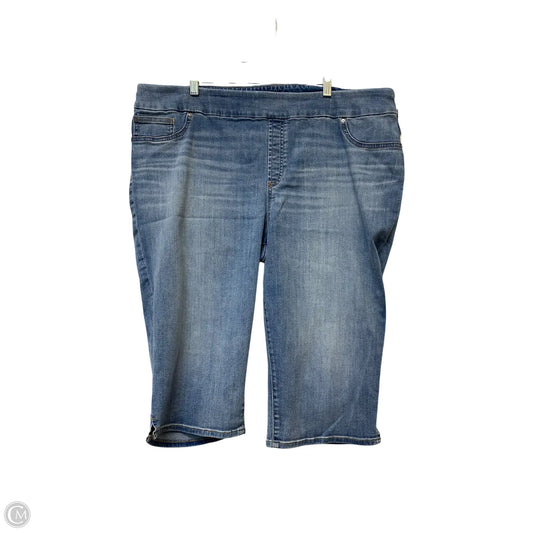 Capris By Chicsoul In Blue Denim, Size: 4