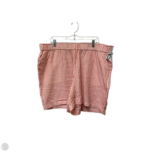 Shorts By Liz Claiborne In Coral, Size: Xxl