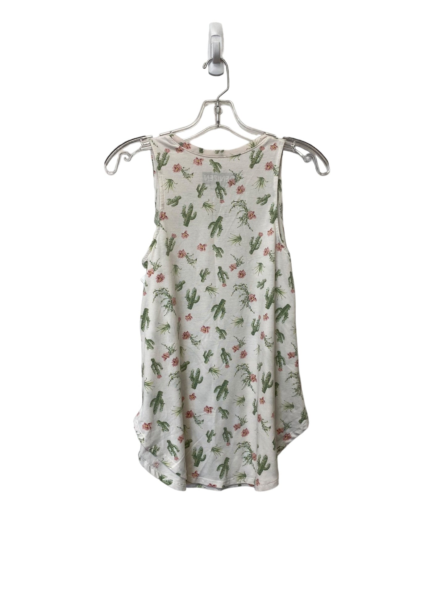 Floral Print Top Sleeveless Levis, Size M