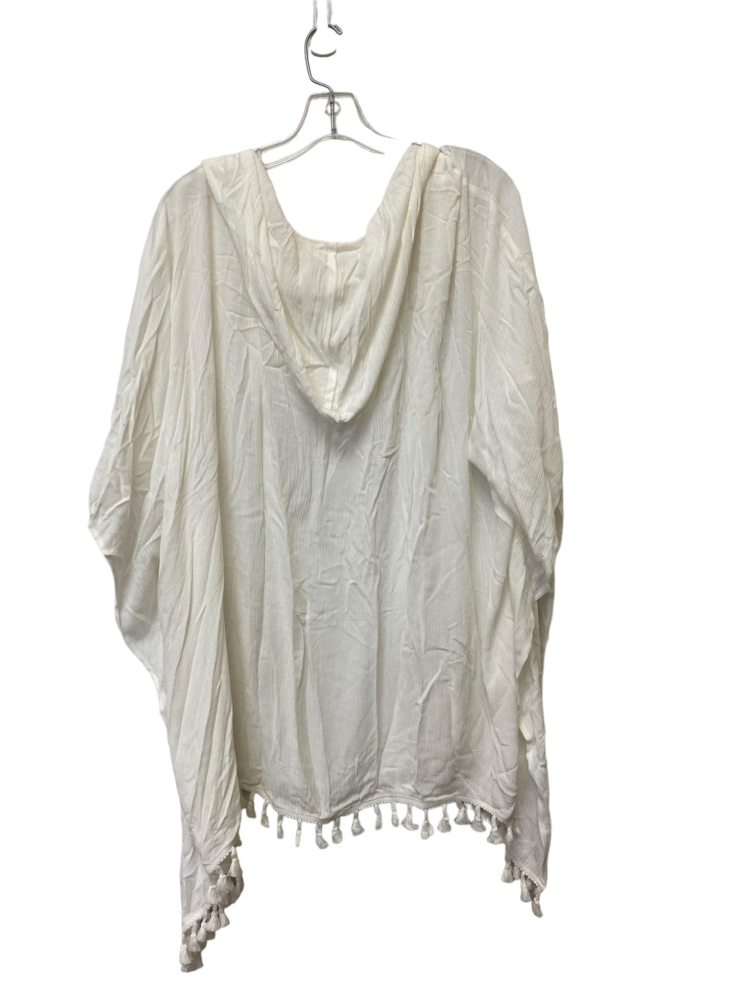 White Poncho Lovestitch, Size Os