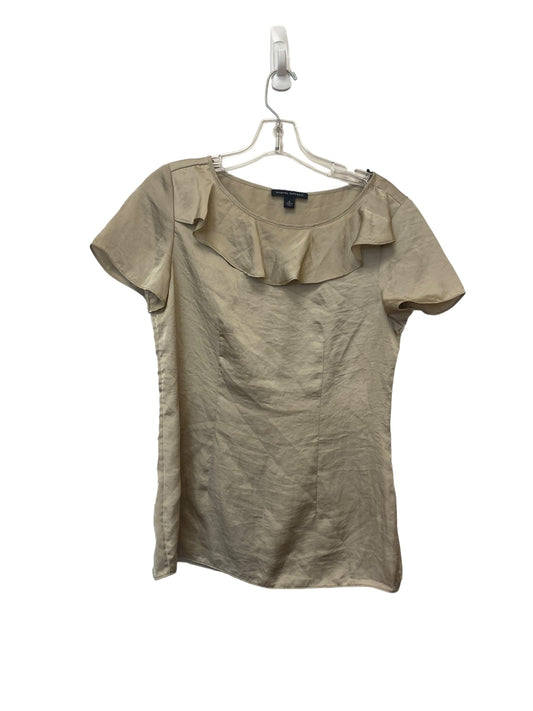 Tan Top Short Sleeve Banana Republic, Size 6