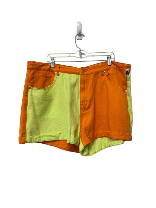 Orange Shorts Shein, Size 4x