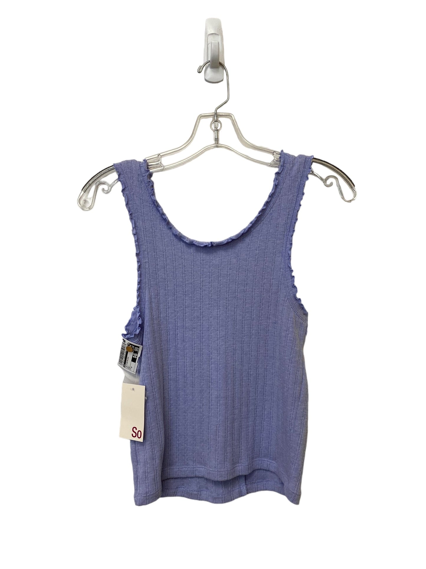 Blue Top Sleeveless So, Size M