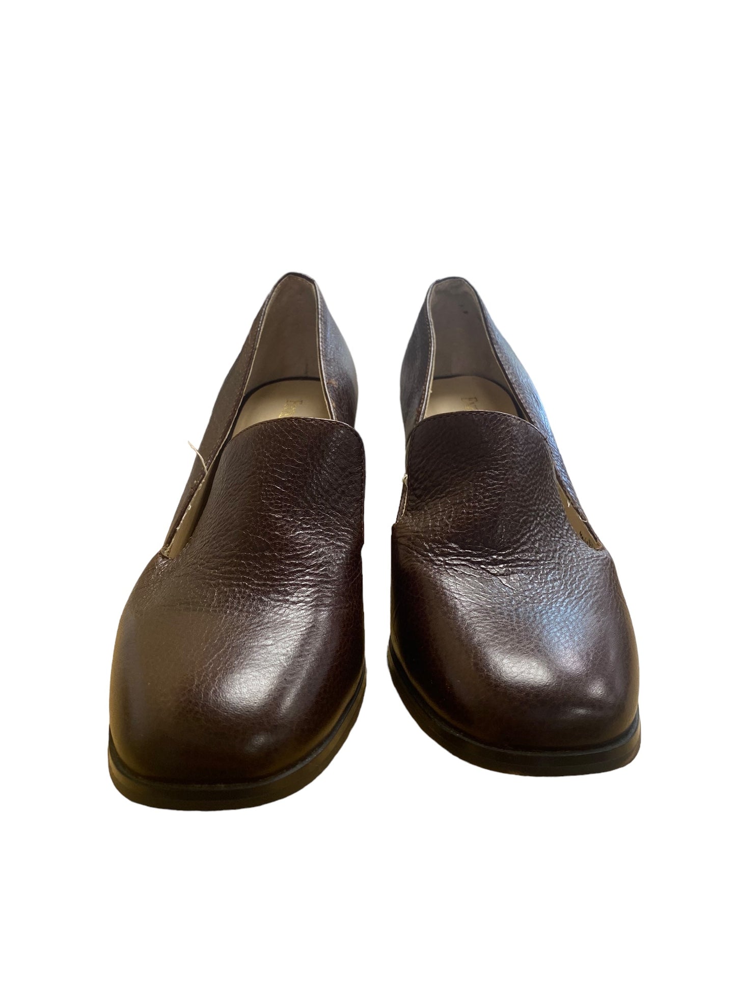 Brown Shoes Heels Block Enzo Angiolini, Size 6.5