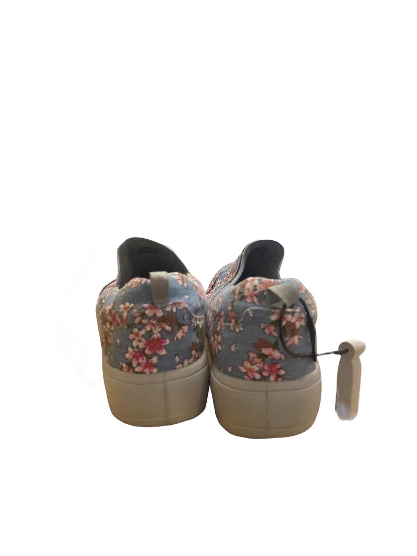Floral Print Shoes Flats Clothes Mentor, Size 7.5