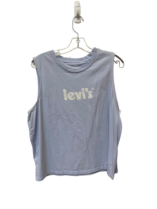 Blue Top Sleeveless Levis, Size Xl