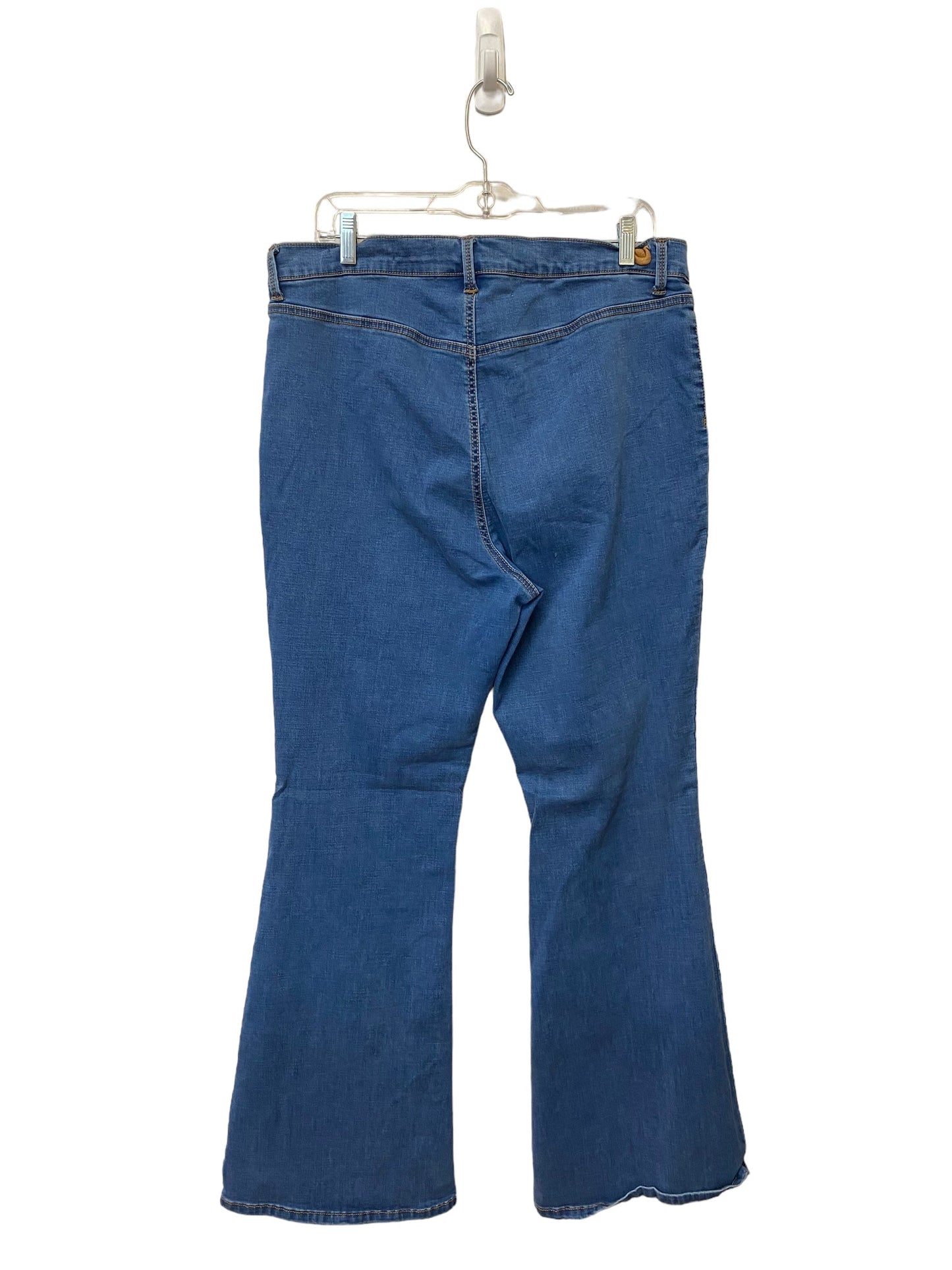 Blue Denim Jeans Flared Gloria Vanderbilt, Size 16