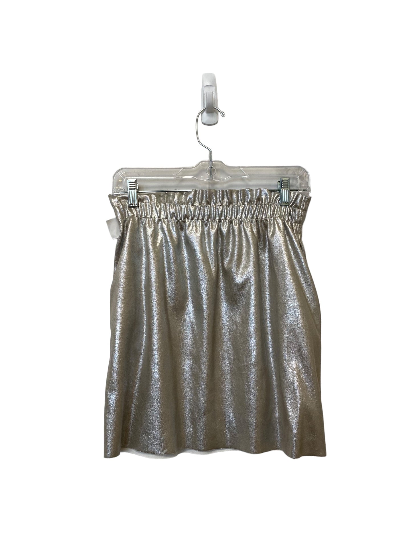 Silver Skirt Mini & Short Zara, Size M