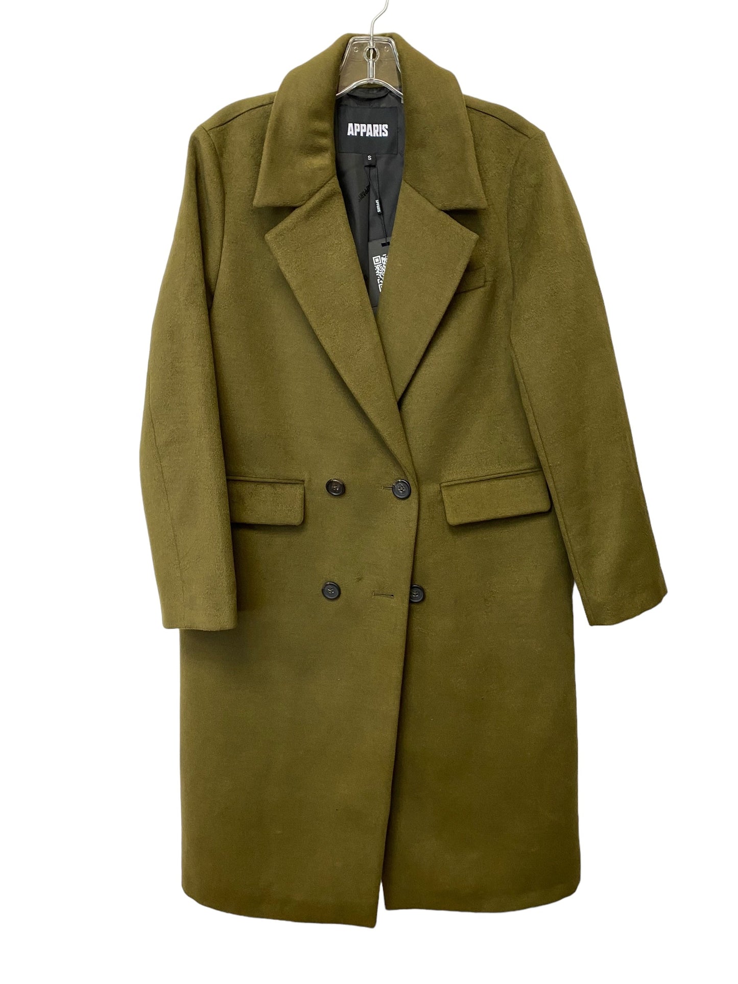 Green Coat Designer Clothes Mentor, Size S