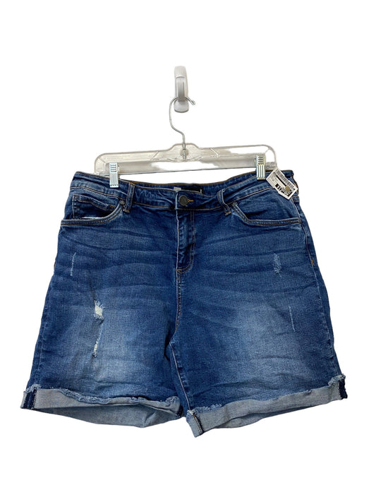 Blue Denim Shorts Kut, Size 16