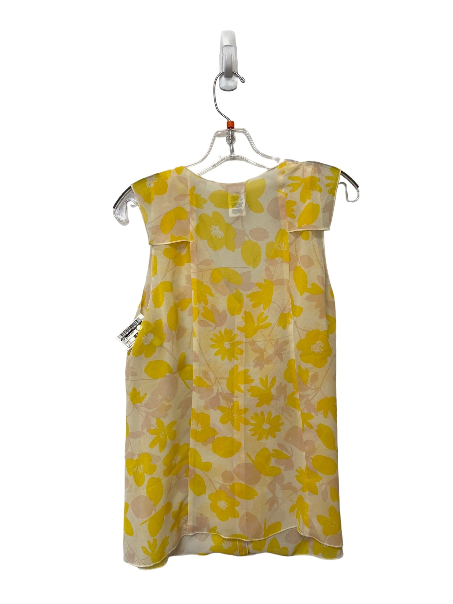 Yellow Top Sleeveless Cabi, Size M