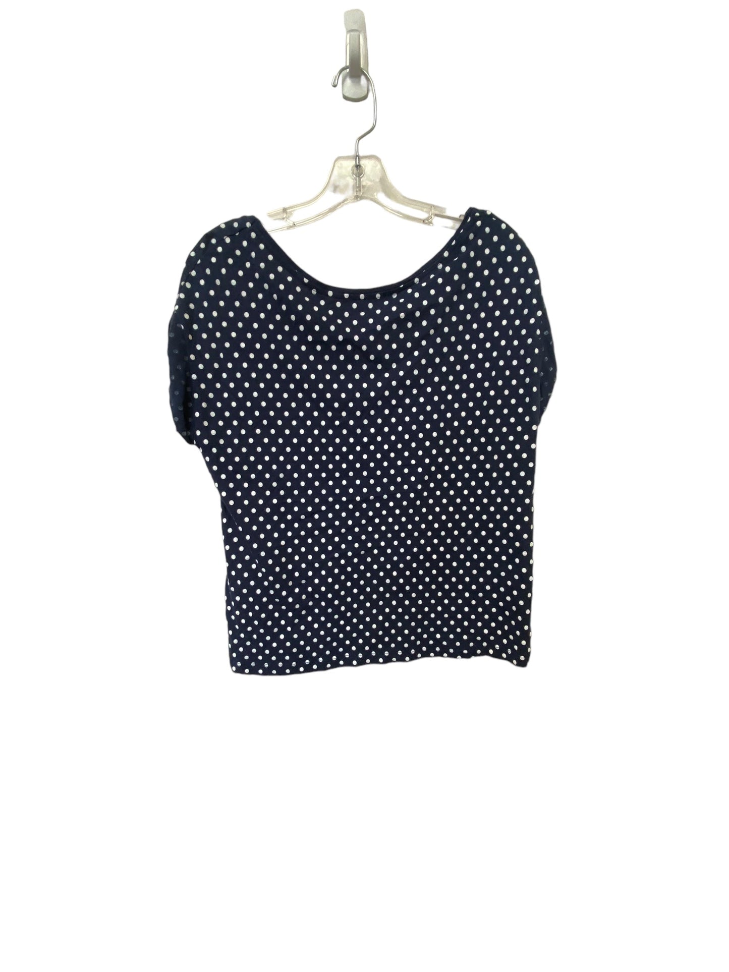 Polkadot Pattern Top Short Sleeve Zara, Size S