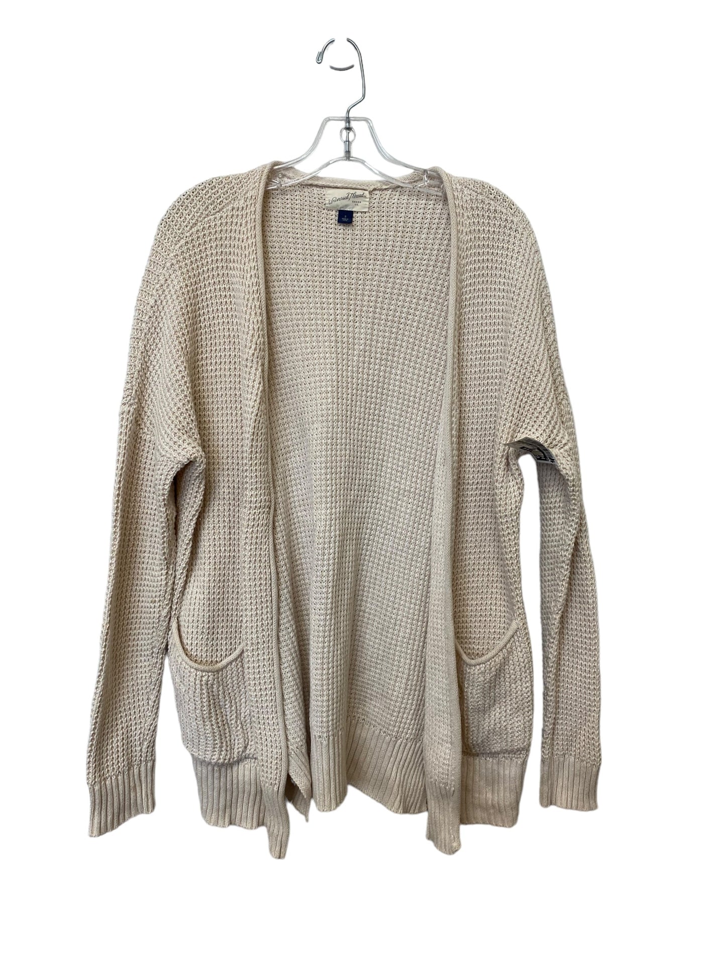 Sweater Cardigan By Universal Thread In Cream, Size: S