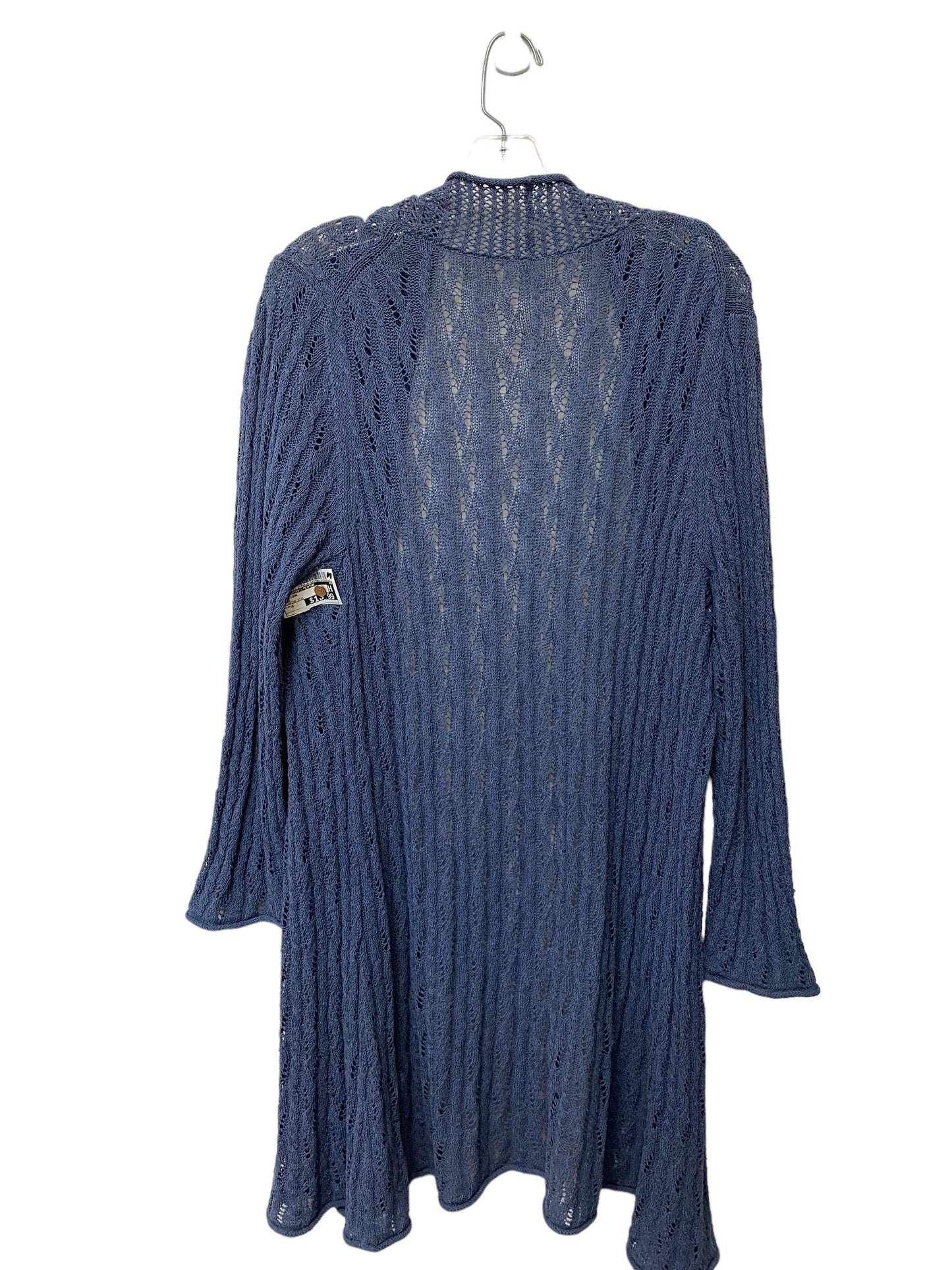 Cardigan By Clothes Mentor In Blue, Size: M