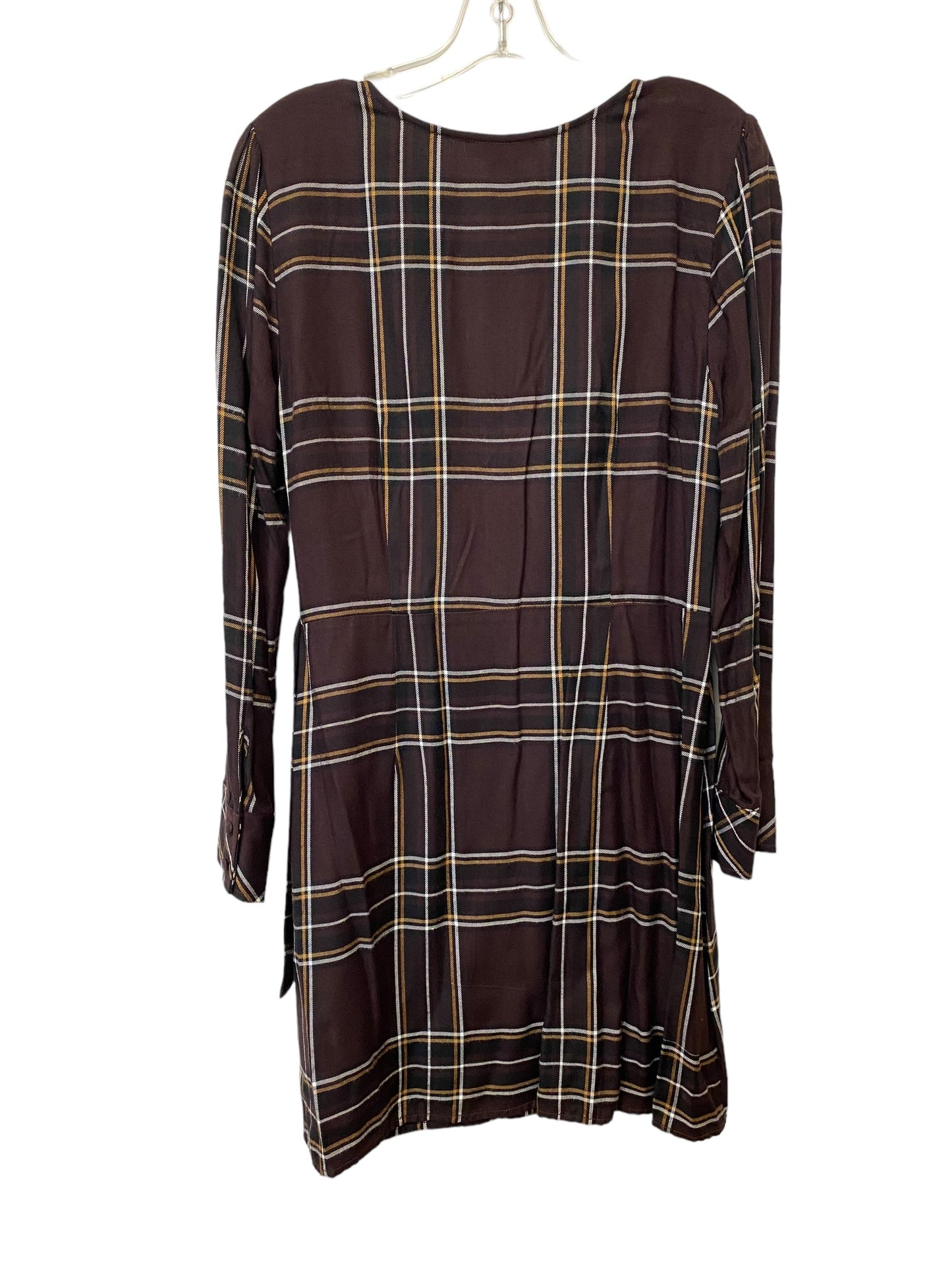 Dress Casual Midi By Sanctuary In Plaid Pattern, Size: 10