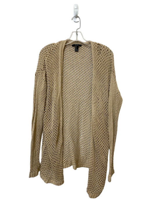 Cardigan By Forever 21 In Tan, Size: M