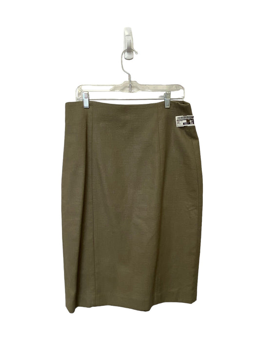 Skirt Maxi By Banana Republic In Green, Size: 14