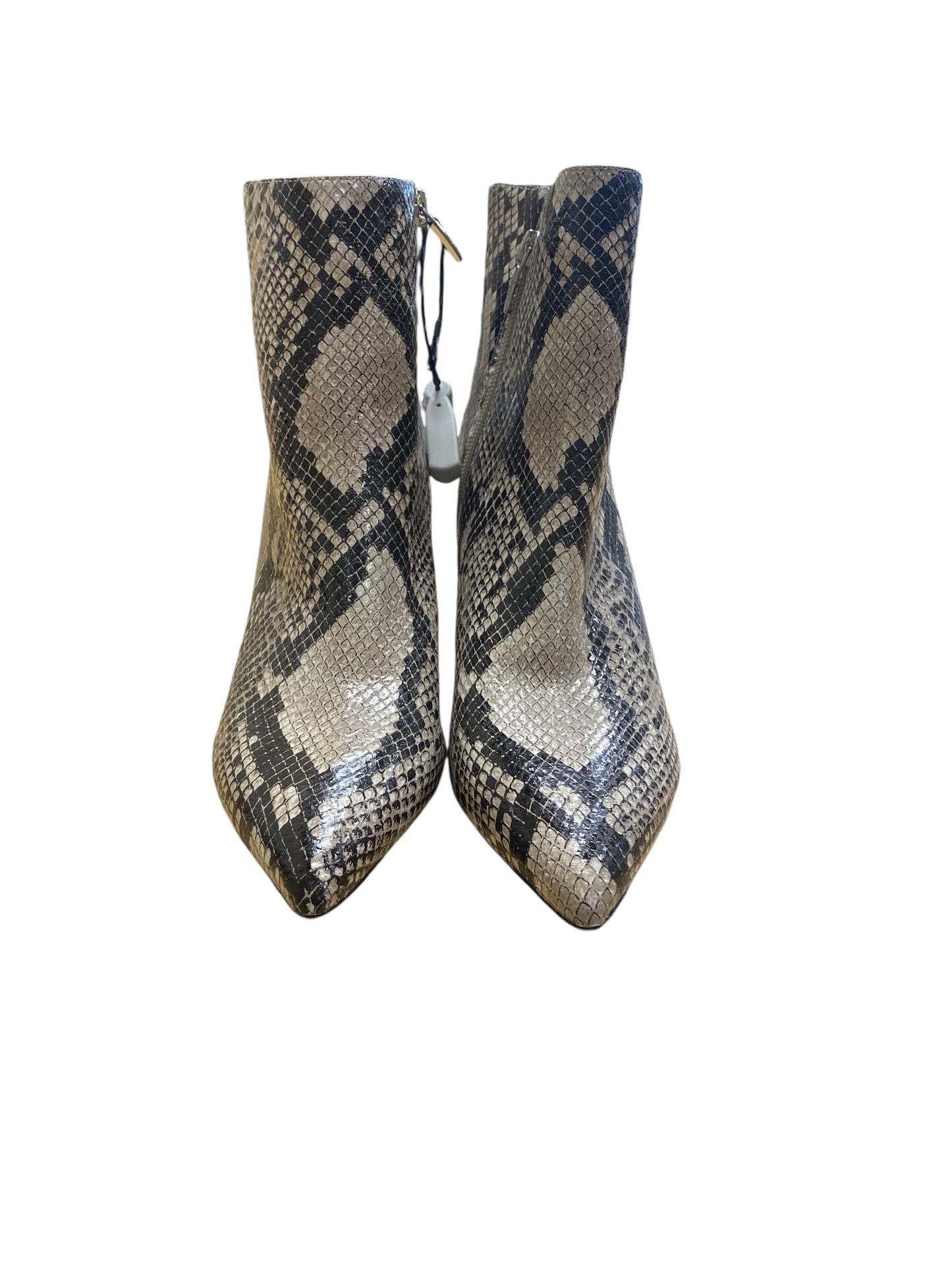 Boots Ankle Heels By Marc Fisher In Snakeskin Print, Size: 8