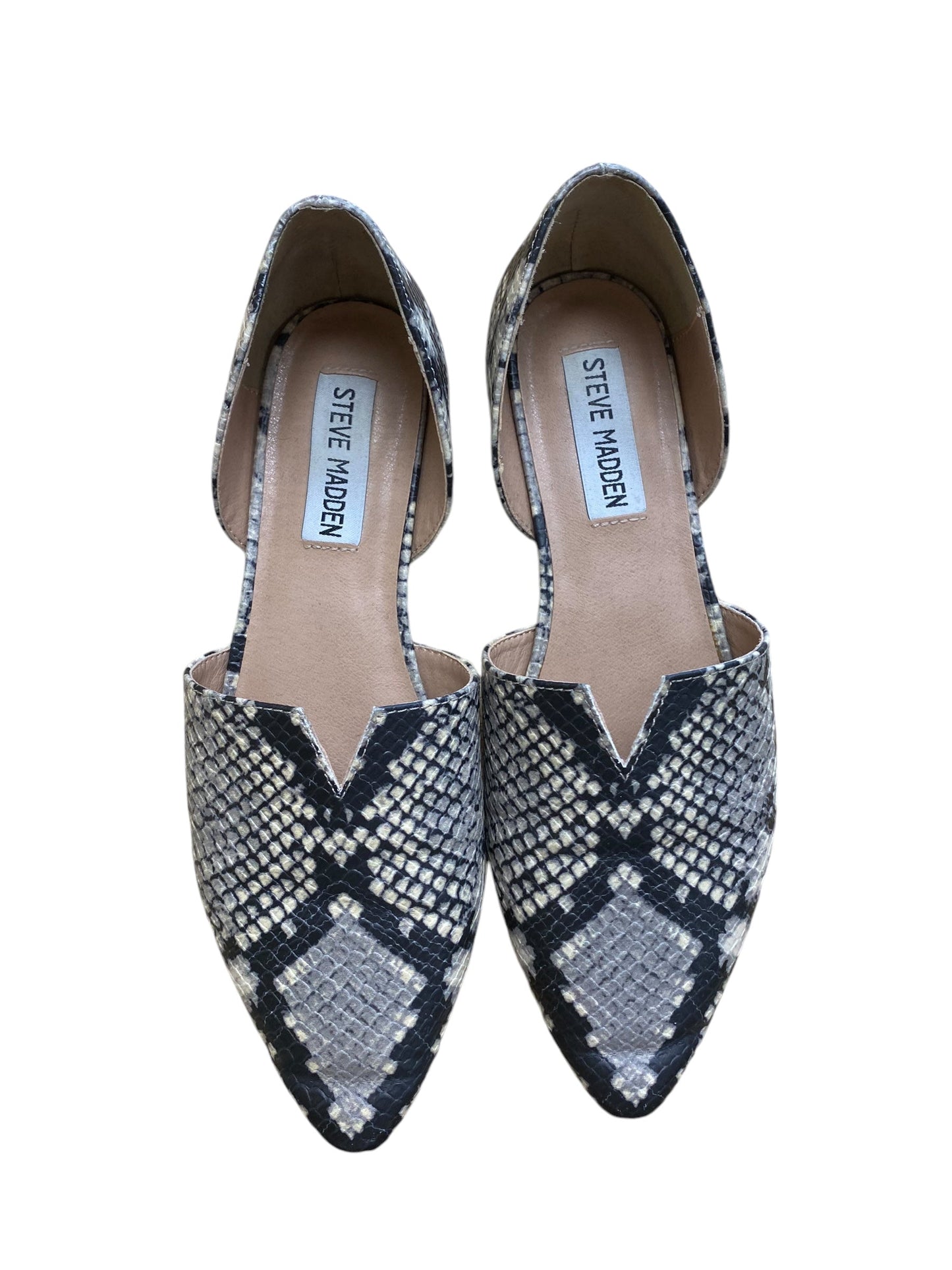 Shoes Flats By Steve Madden In Snakeskin Print, Size: 6