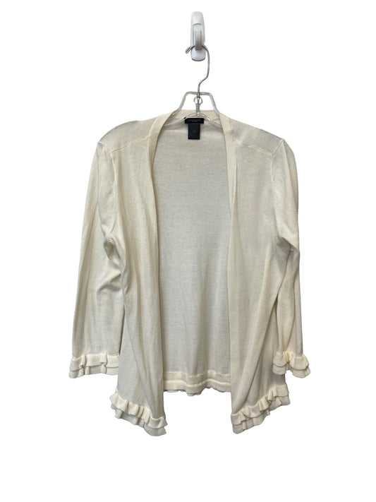 Cardigan By Ann Taylor In White, Size: M