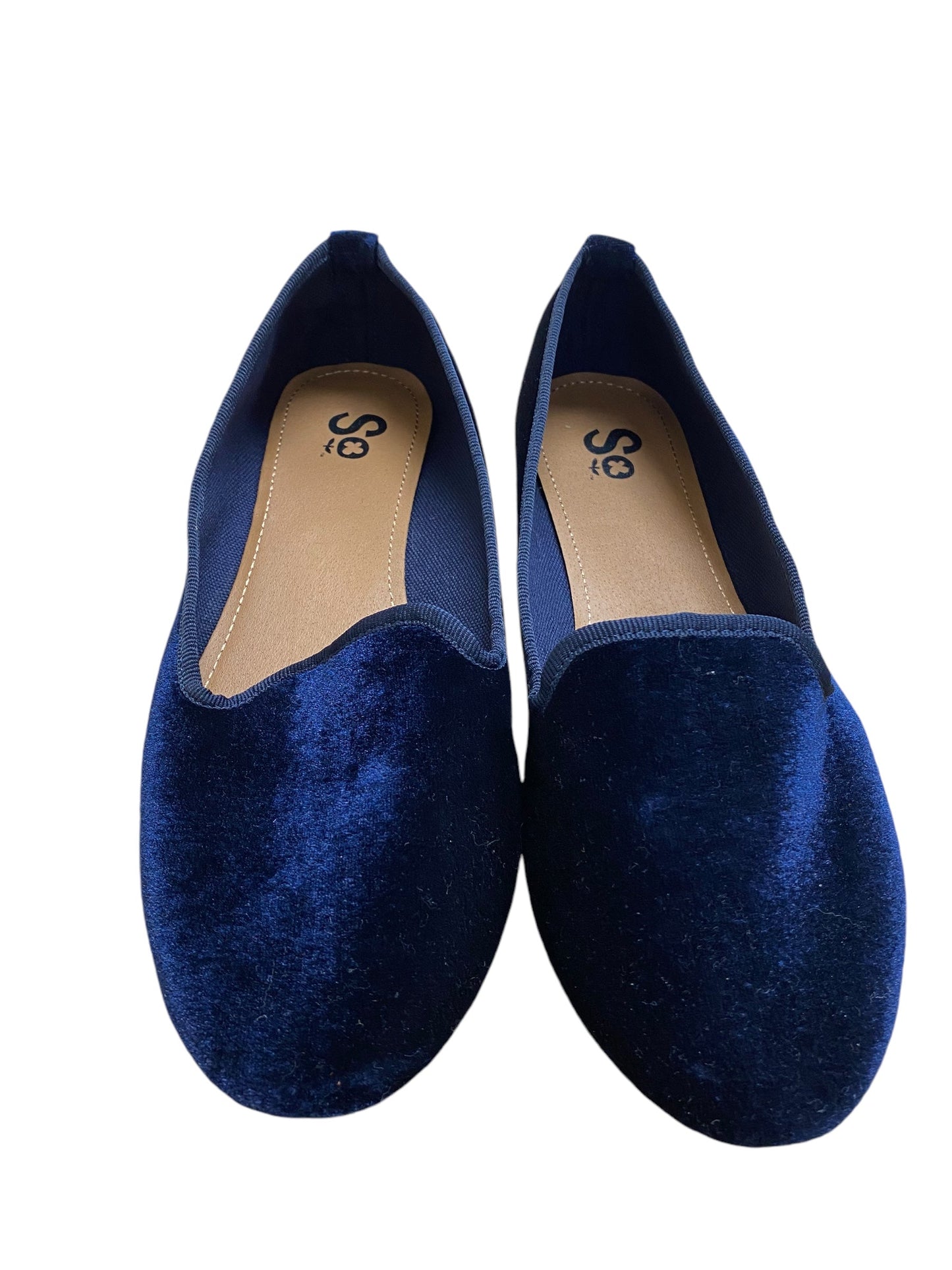 Shoes Flats By So In Blue, Size: 7.5