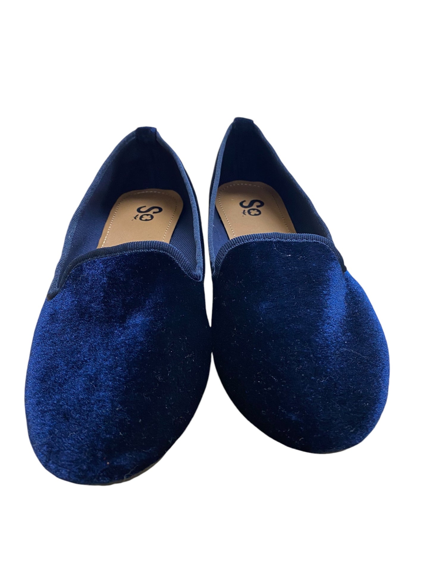 Shoes Flats By So In Blue, Size: 7.5