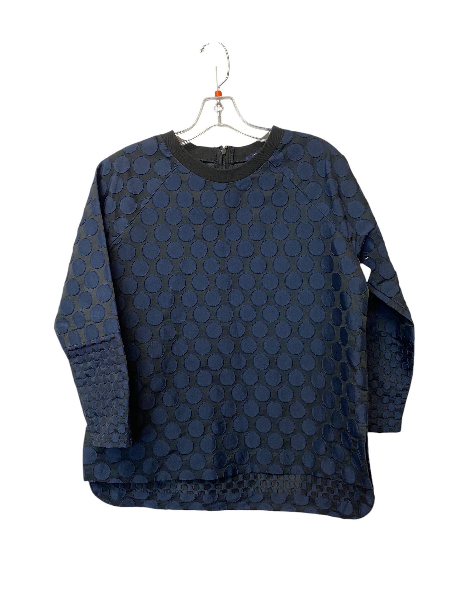 Top Long Sleeve By Madewell In Navy, Size: M