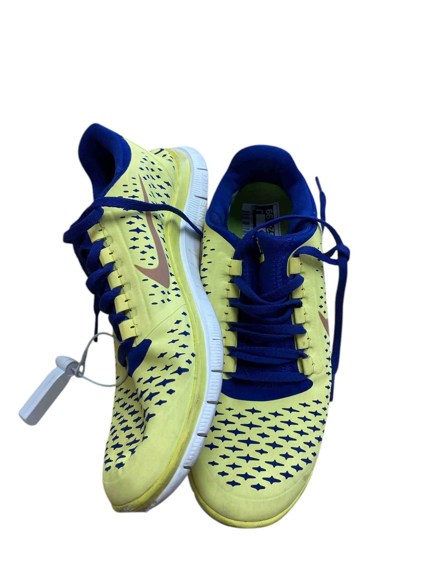 Shoes Athletic By Nike In Yellow, Size: 9