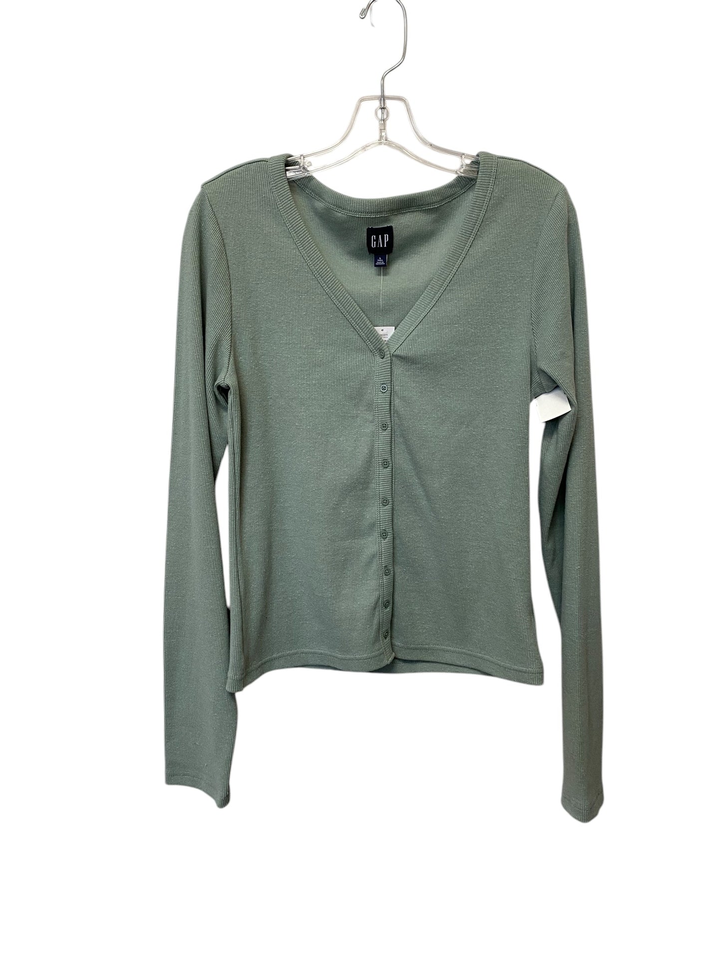 Cardigan By Gap In Green, Size: L