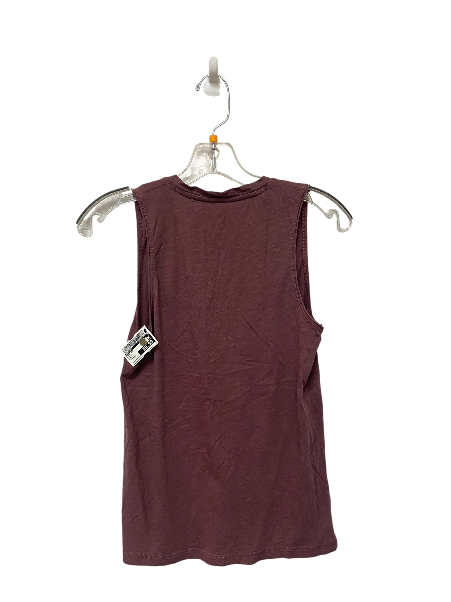 Tank Top By Madewell In Maroon, Size: Xxs