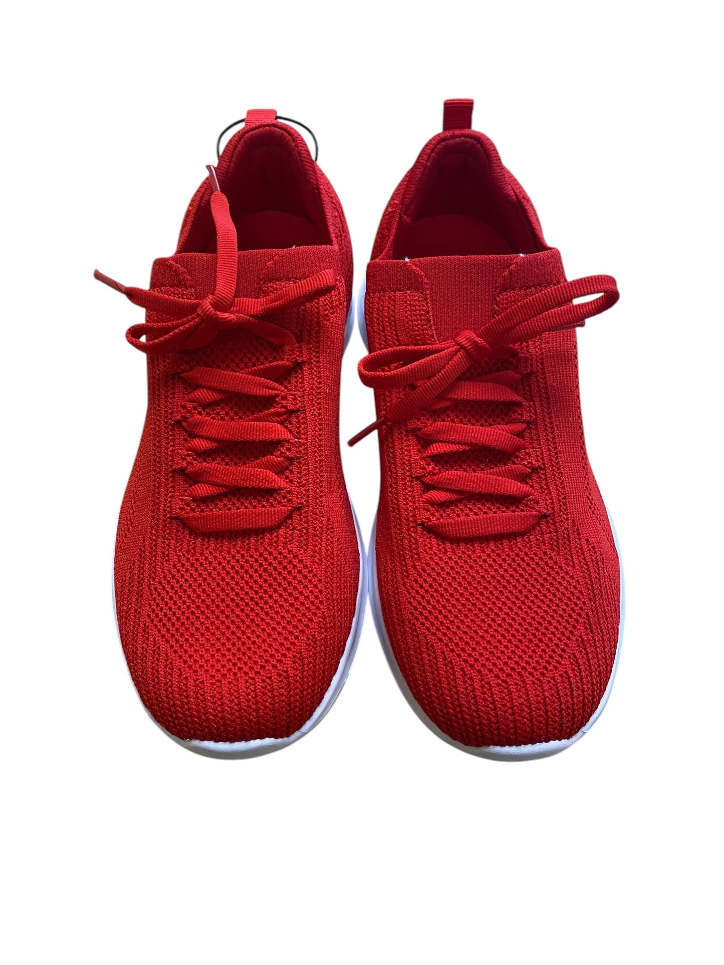 Shoes Athletic By Clothes Mentor In Red, Size: 6.5