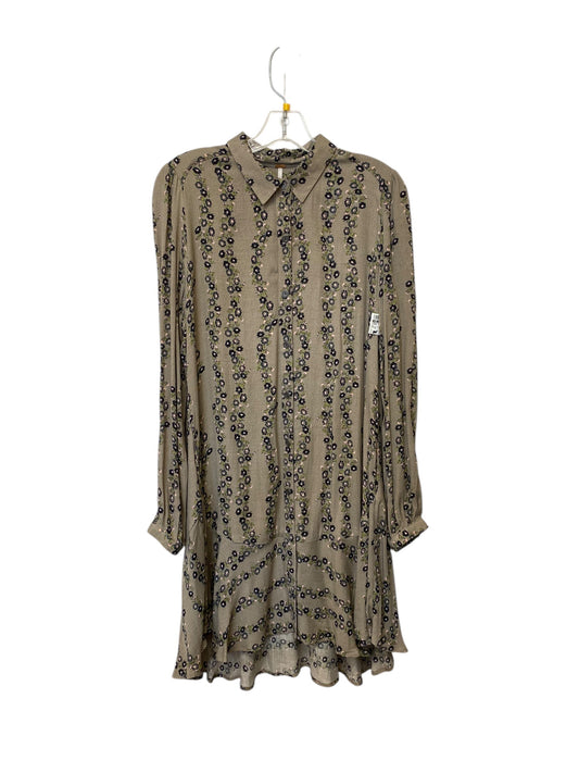 Dress Casual Midi By Free People In Taupe, Size: S