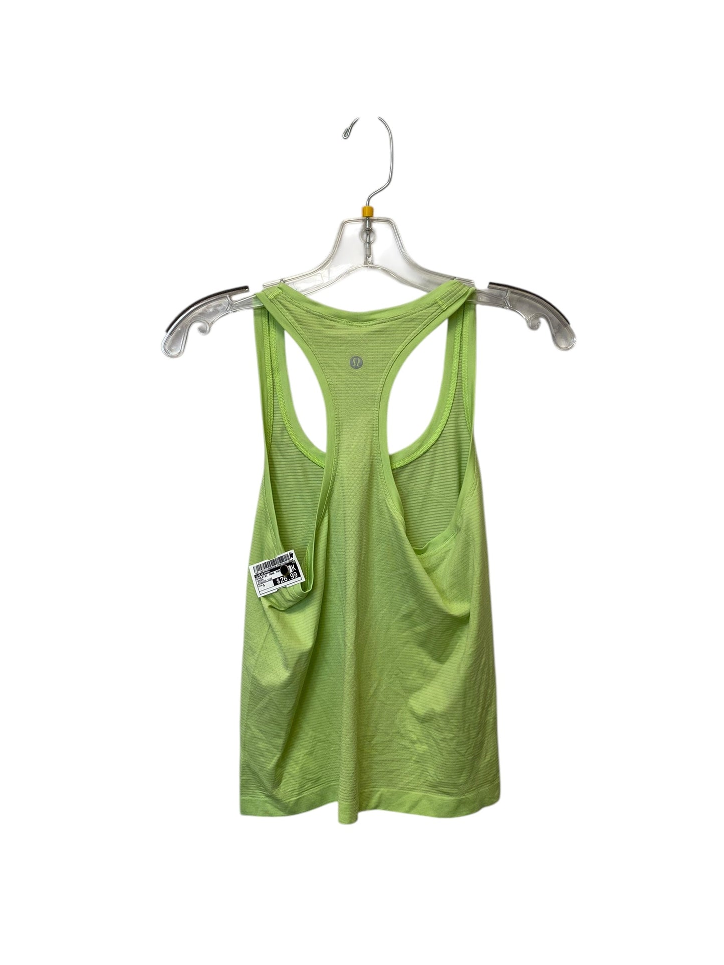 Athletic Tank Top By Lululemon In Green, Size: S