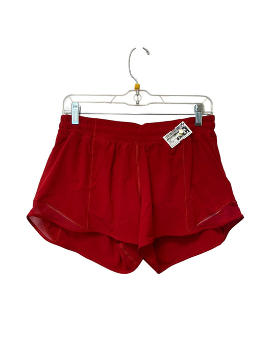 Athletic Shorts By Lululemon In Red, Size: 10