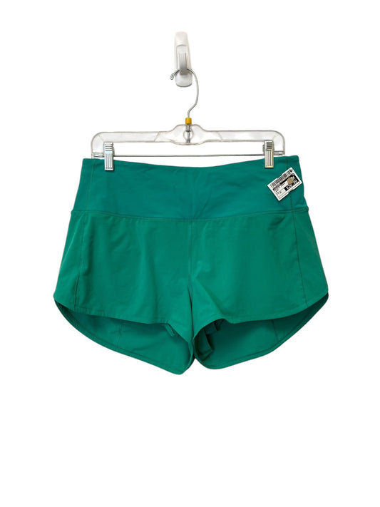 Athletic Shorts By Lululemon In Green, Size: 10