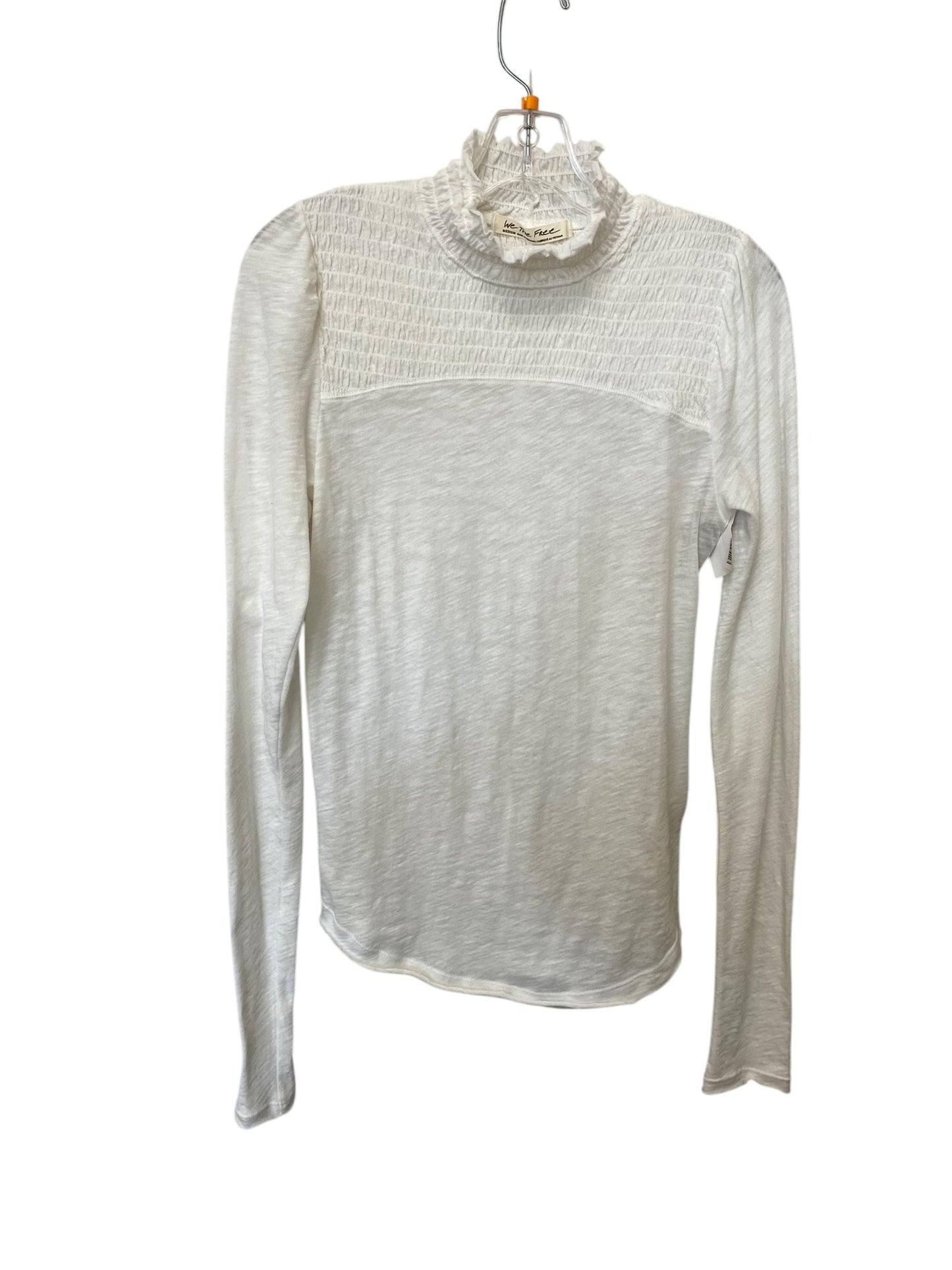 Top Long Sleeve By We The Free In White, Size: M