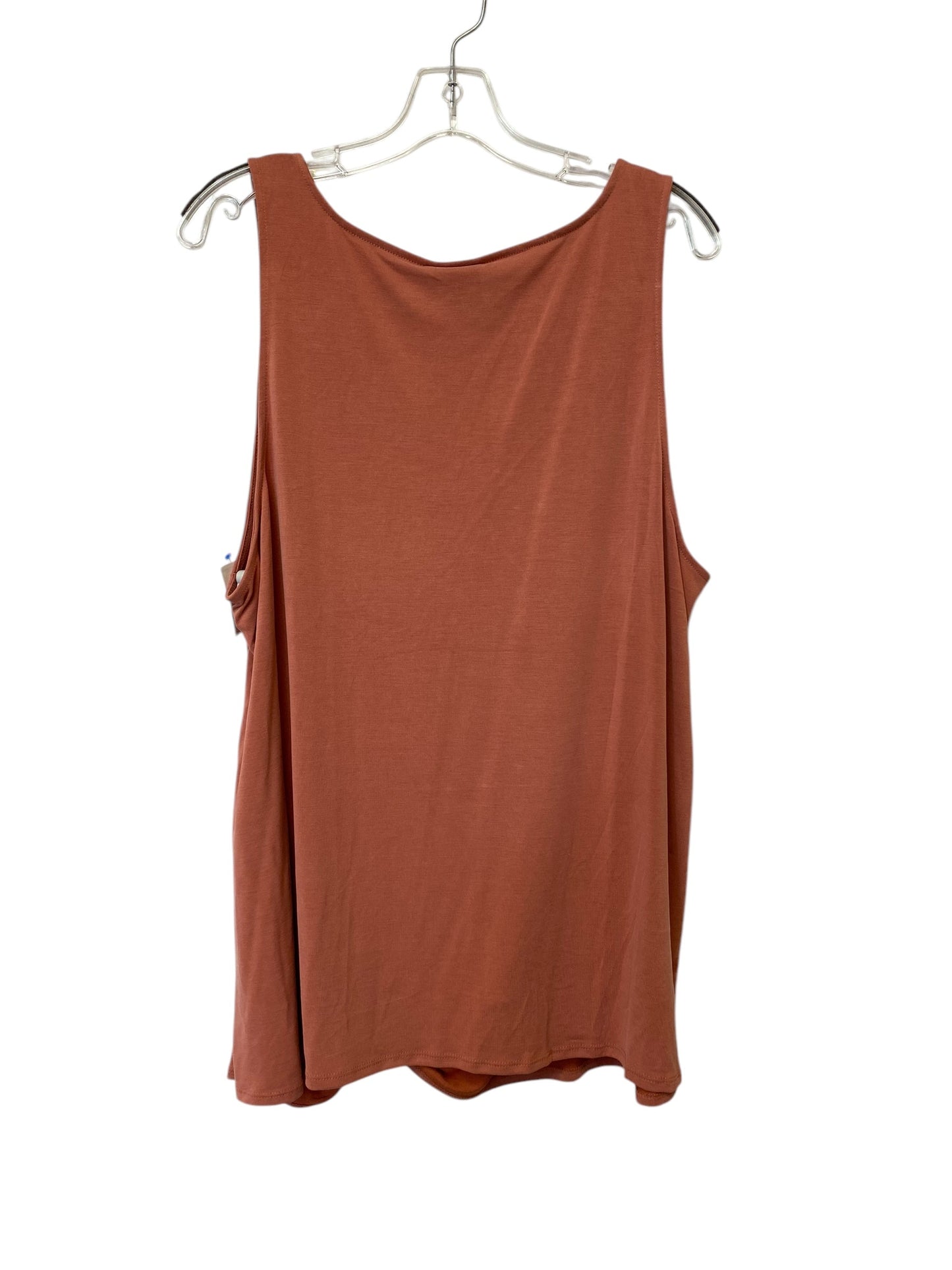 Top Sleeveless By Torrid In Orange, Size: 3x