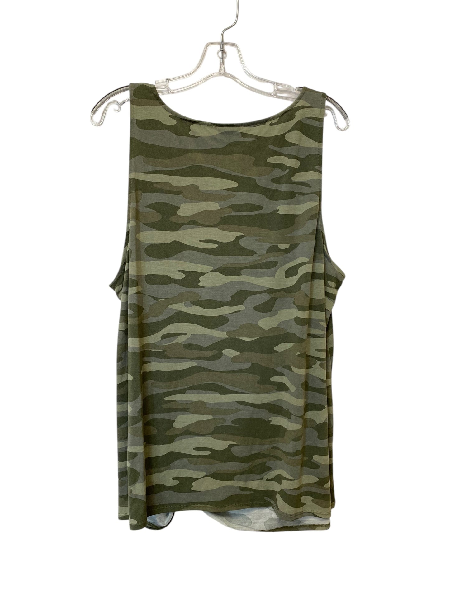 Top Sleeveless By Torrid In Camouflage Print, Size: 3x