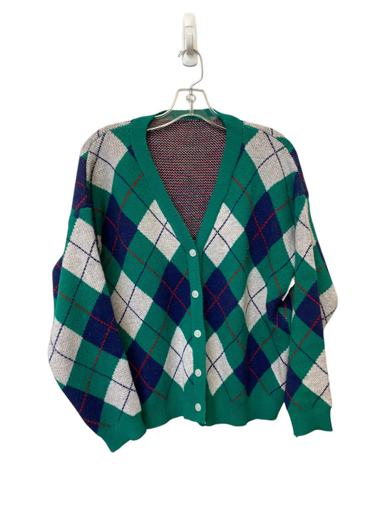 Cardigan By Clothes Mentor In Green, Size: L