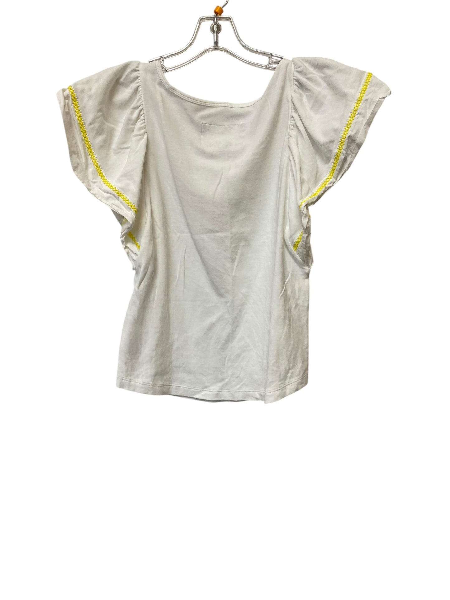 Top Short Sleeve By Maeve In White, Size: M