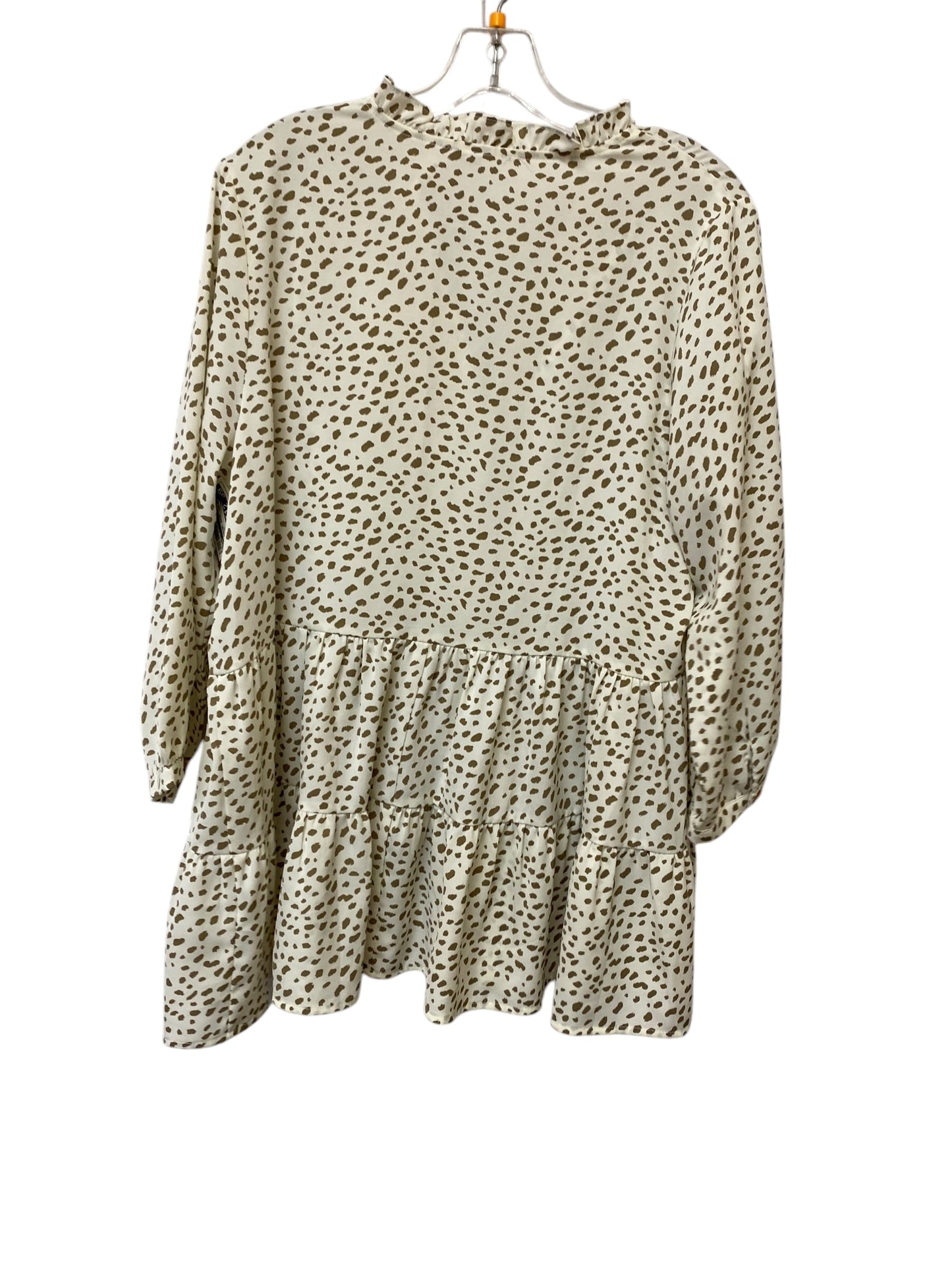 Dress Casual Short By Entro In Animal Print, Size: M