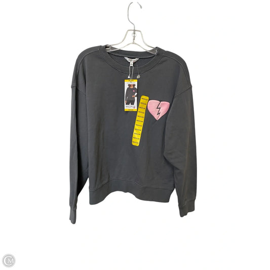 Sweatshirt Crewneck By Wildfox In Grey, Size: M